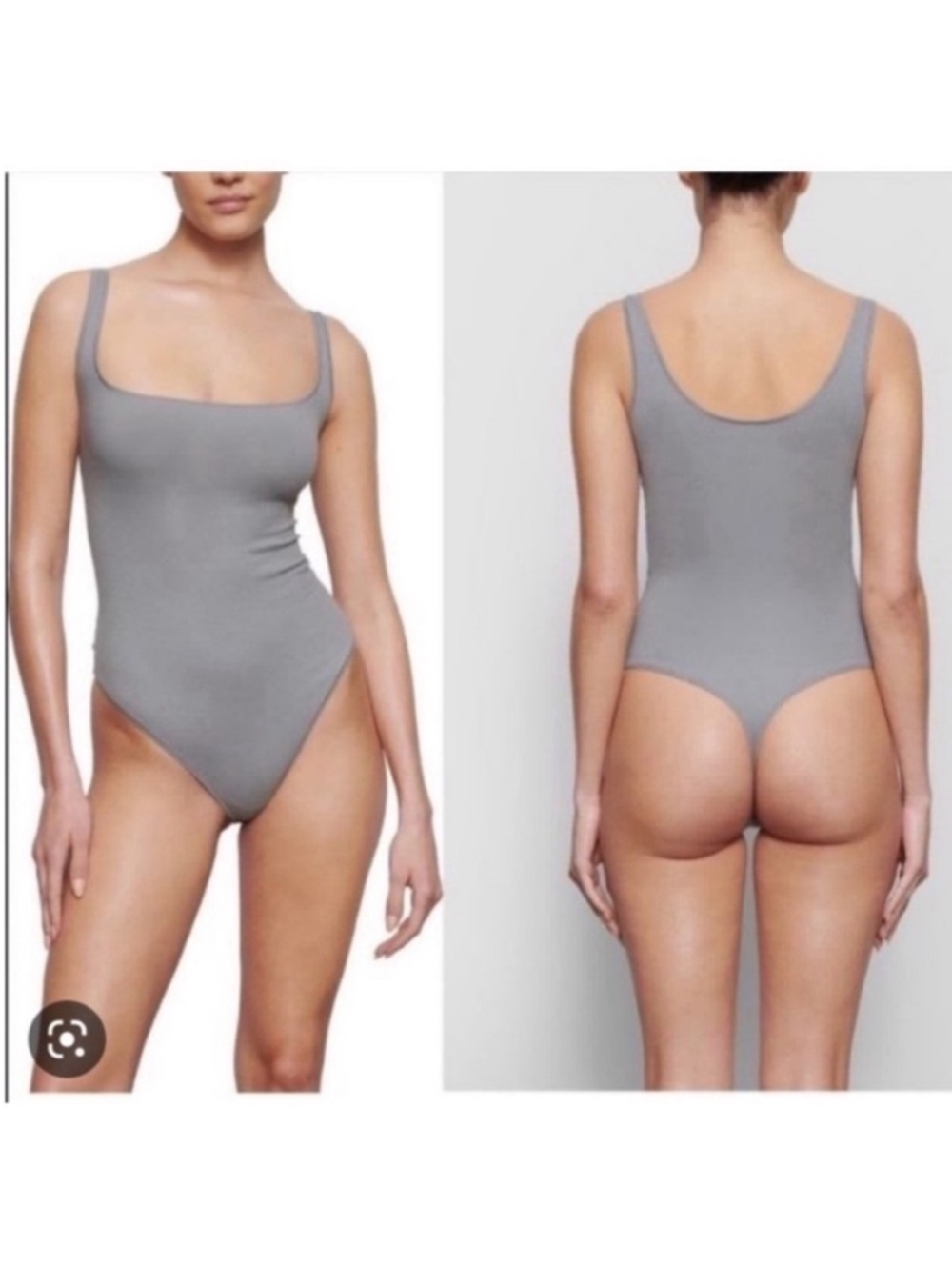 SKIMS Ribbed Stretch Bodysuit Pacific Size 2X